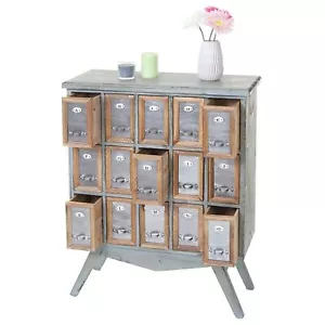 Apotheker-Schrank HWC-A43, Kommode, Tanne Holz massiv Vintage 94x73x32cm - Bild 1 von 5