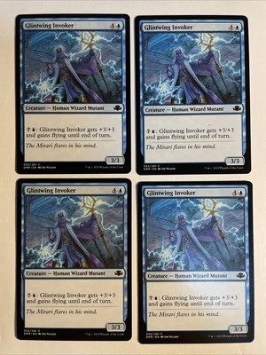 4x Mtg Dominaria Remastered Glintwing Invoker NM/M Magic The Gathering - Bild 1 von 2