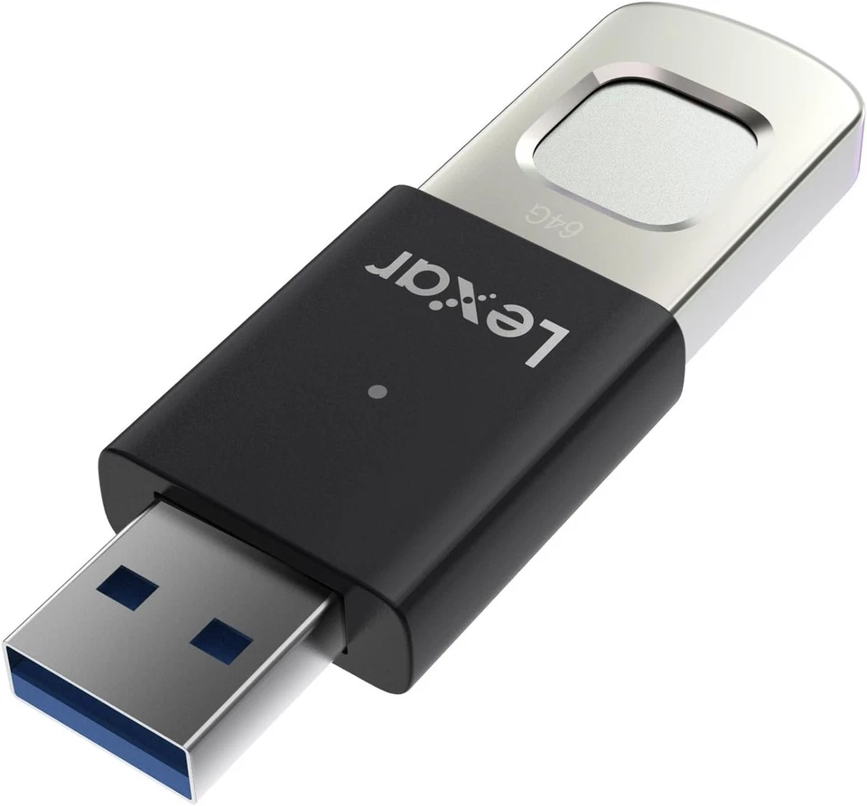 Lexar F35 PRO 64GB JumpDrive Fingerprint USB 3.2 Gen 1, up to 300MB/s read, 150M - Image 1 of 1