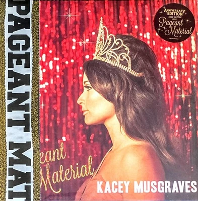 KACEY MUSGRAVES PAGEANT MATERIAL -CLEAR/GOLD Colored Vinyl LP " NEW, SEALED " - Image 1 of 2