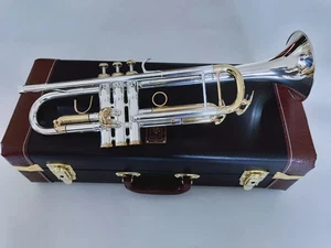 Best Quality LT180S-72 Trumpet Bb Silver Plated Professional Trumpet Instruments - Picture 1 of 13
