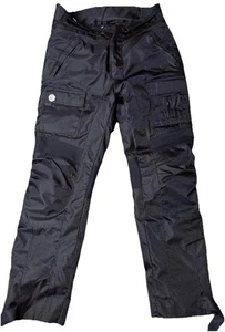 IBAA-Intl Black Lined Padded Motorcycle Pants Mens 36 Removable Liner EUC - Bild 1 von 14