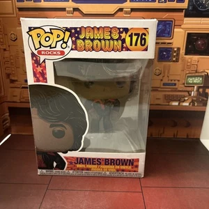 Funko POP! Figura Vinilo Rocks #176 JAMES BROWN Abovedada Con Protector - Imagen 1 de 8