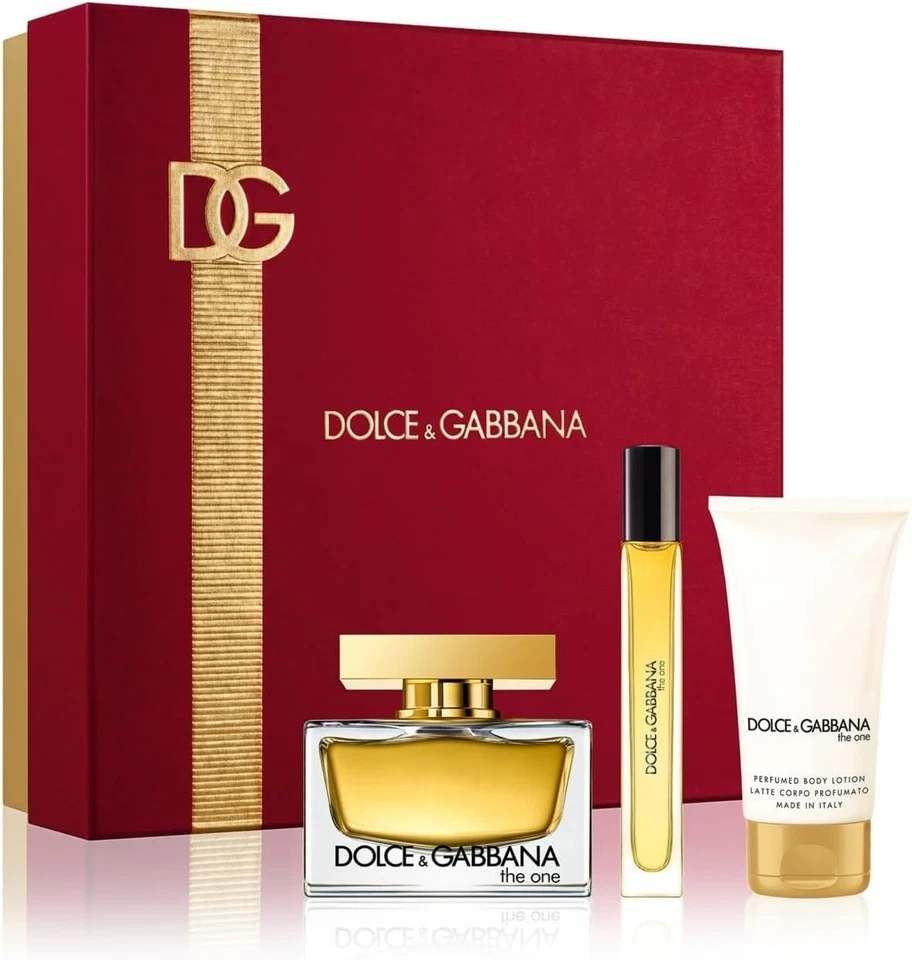 Dolce & Gabbana The One Eau de Parfum 75ml Spray (3 PIECES) Gift Set BRAND NEW