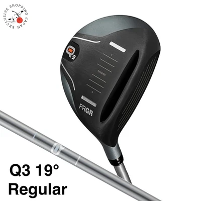 PRGR Carrys Q Fairway Wood Q3 19° R Regular Flex Graphite Shaft Headcover JP RH  - Image 1 of 4