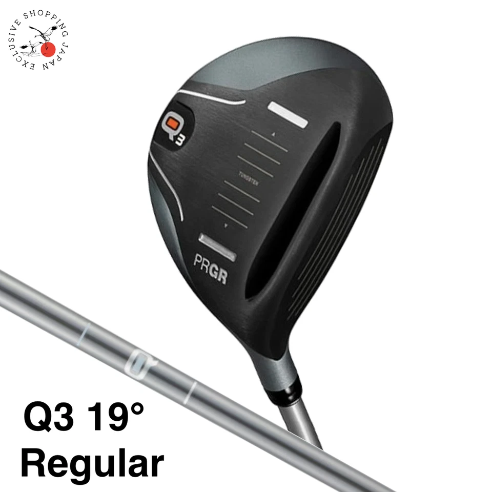 PRGR Carrys Q Fairway Wood Q3 19° R Regular Flex Graphite Shaft Headcover JP RH  - Image 1 of 4