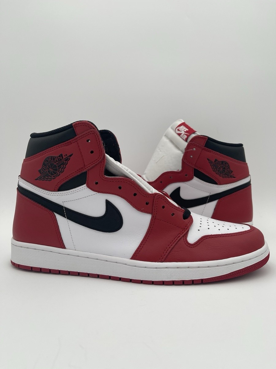 靴 Air Jordan 1 Retro High OG Chicago 2015 Nike Air Jordan 1 High Retro OG Chicago 2015 Sneakers Shoes