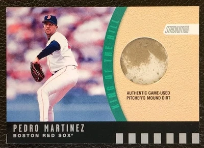 2001 Topps Stadium Club Pedro Martinez Rare King Of The Hill Mound Dirt #KH1 - Image 1 of 4