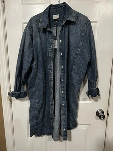 Chaqueta Larga Denim Universal Thread Azul Talla Grande PR5560 NUEVA CON ETIQUETAS - Imagen 1 de 4