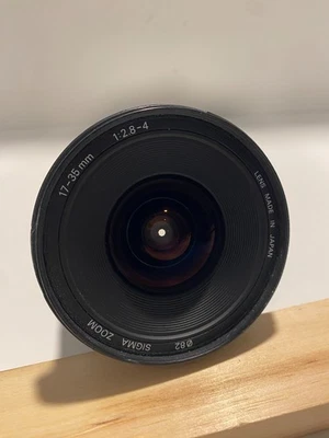 Lente zoom asférica Sigma 17-35 mm F/2,8-4 D para Nikon DEFECTUOSA PARA PIEZAS Foto 1 de 4