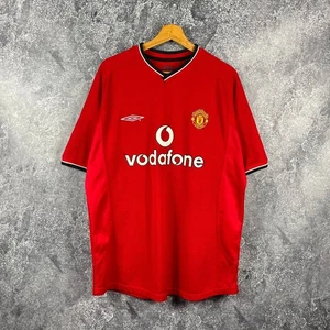 Camiseta de fútbol local Umbro Manchester United 00/02 kit vintage roja talla L - Imagen 1 de 17