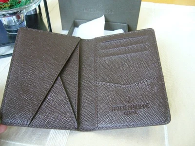 Patek Philippe Mäppchen Kreditkarten Etui Wallet Leder braun unbenutzt OVP - Bild 1 von 4