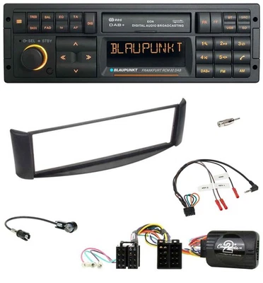 Blaupunkt USB DAB SD Lenkrad Bluetooth Autoradio für Smart ForTwo 04-07 schwarz - Bild 1 von 4