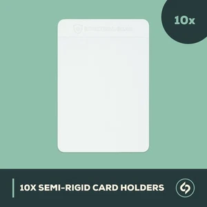 10x SPECTRAL GEAR Semi-Rigid Card Holder TCG Grading Size Card Saver Submission - Bild 1 von 3