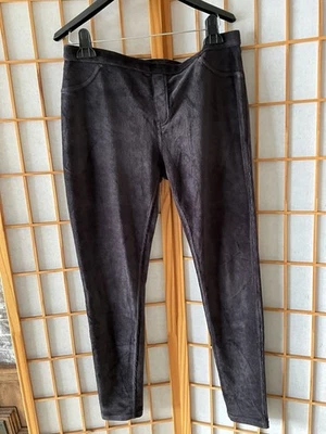 ОТТЕНОК ЖЕНЩИН ЧЕРНЫЙ СЕРЫЙ COURDUROY БРЮКИ / ЛЕГГИНСЫ L - Изображение 1 из 4