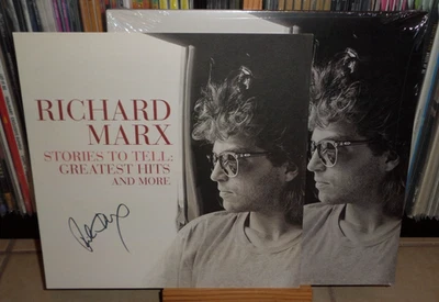RICHARD MARX STORIES TO TELL SIGNED LP RIGHT RIGHT WAITING HOLD ON TO THE NIGHTS - Image 1 of 4