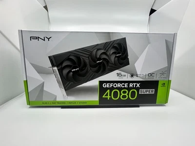 PNY NVIDIA GEFORCE RTX 4080 Super OC 16GB GDDR6X GPU - With Box barely used - Image 1 of 4