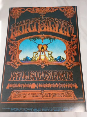 Quicksilver MessengerService Poster '68 AvalonBallroom Rick Griffin FD-101 17x24 - Image 1 of 4
