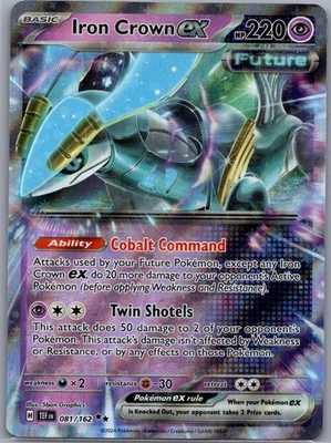 Iron Crown ex 081/162 SV05: Temporal Forces - Pokemon Card - NM - Image 1 of 2