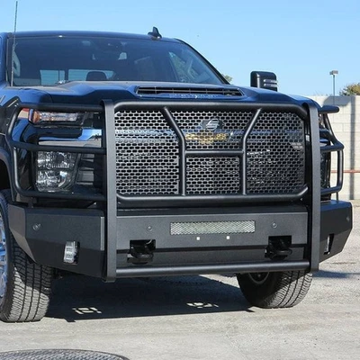 For Chevy Silverado 2500 HD 24-25 Bumper Elevation Series Full Width Black Front Foto 1 de 4