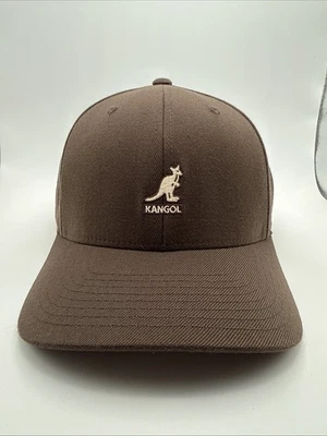 Boné de beisebol Kangol 8650BC lã flexfit. MARROM L/XL - Imagem 1 de 2
