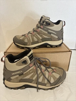 Merrell Alverstone 2 Mid GTX Mujer Aire Libre Zapatos Aluminio J037050 Talla 10 Foto 1 de 4