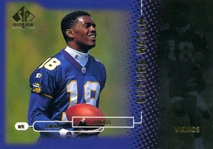 Randy Moss 1998 SP Authentic Future Watch RC /2000 Minnesota Vikings - Picture 1 of 2