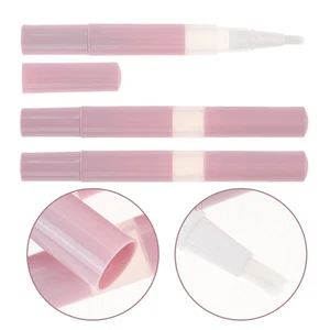 Tubo aplicador dispensador contenedor vacío esmalte brillo labial 4 piezas - Imagen 1 de 12