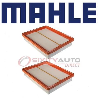 2 pc MAHLE Air Filter for 2010-2017 Jaguar XJ - Intake Inlet Manifold Fuel rf Foto 1 de 4
