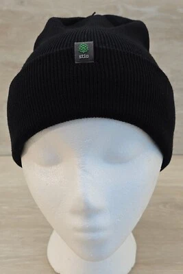 Gorro Stio Unisex Mizpah Puños Abismo Negro Talla Única NUEVO CON ETIQUETAS NUEVO (AGOTADO) Foto 1 de 4