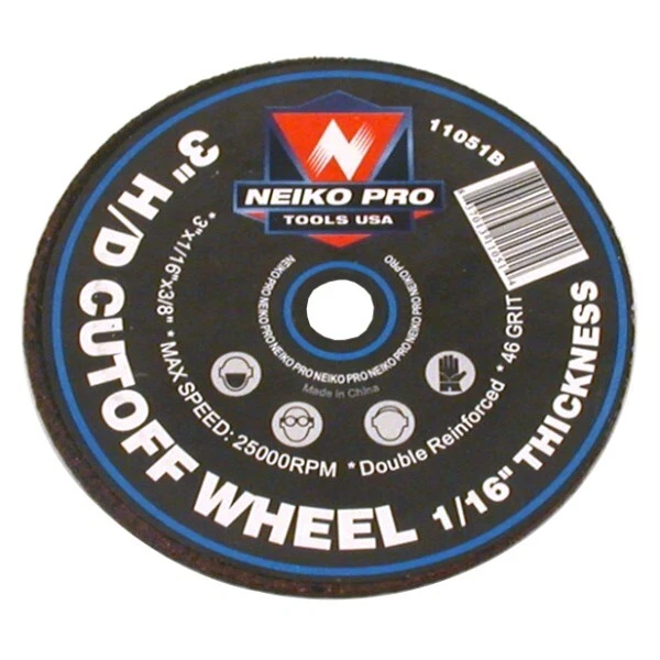 Neiko Pro Heavy Duty Cut Off Wheel 3" x 1/16" - Image 1 of 1