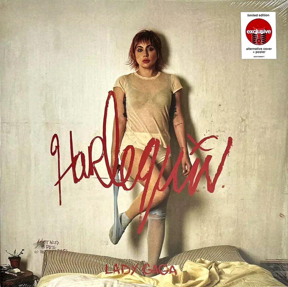 LADY GAGA "HARLEQUIN" (ALTERNATE COVER + POSTER) BRAND NEW! SEALED VINYL! (MINT) - Image 1 of 1