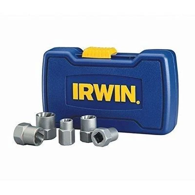 IRWIN HANSON BOLT GRIP Stripped Bolt Extractor Removers Base Set 5 Piece 394001 - Image 1 of 2