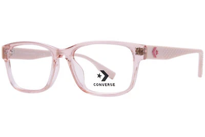 Óculos Converse CV5062 682 cristal quase rosa aro completo formato retangular 55mm - Imagem 1 de 4