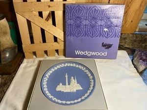 Vintage Wedgewood Jasperware Weihnachten 1970 Sammelteller - Bild 1 von 6