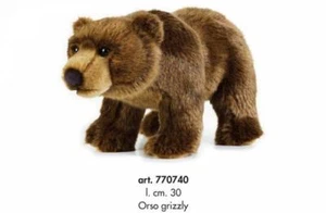 ORSO GRIZZLY MEDIO PELUCHE LELLY L 30 SERIE NATIONAL GEOGRAPHIC - Foto 1 di 5