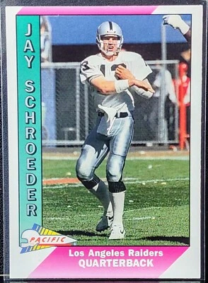 1991 Pacific Jay Schroeder #239 Oakland Raiders - Image 1 of 2