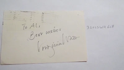 Virginia Wade signed Postcard TENNIS - Image 1 of 3