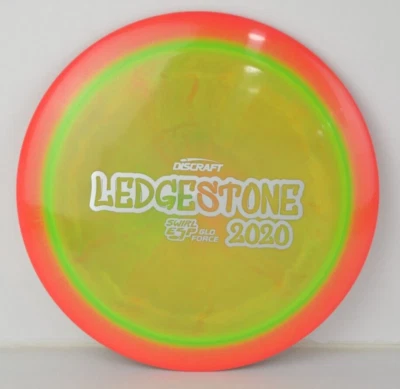 🍉WATERMELON🍉 Discraft Swirl ESP Glo Force, 2020 Ledgestone, 174g - Image 1 of 4