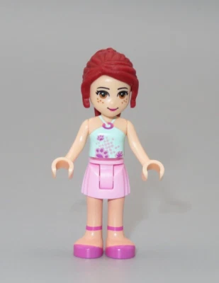 Lego Friends Mia pelo rojo rosa falda minifiguras 3939 Foto 1 de 2