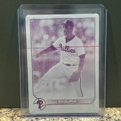 Placa de impresión magenta Jean Segura 1/1 Foto 1 de 3