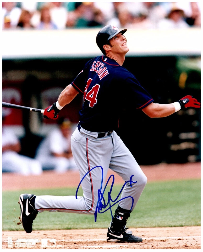 Cleveland Indians RICHIE SEXSON Signed Autographed 8x10 Pic.  - Image 1 of 1