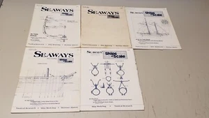 Lot of 5 Seaways' Ships In Scale Journal Magazine 1992 Vol. 3 Issue No. 2-6 +DM+ - Picture 1 of 1