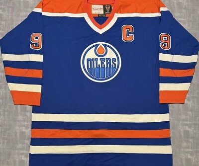 Auténtica camiseta de hockey Mitchell & Ness NHL Edmonton Oilers Wayne Gretzky Foto 1 de 4