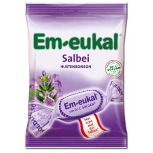 (27,87€/1kg) Em-eukal Salbei, Hustenbonbon, 75g Beutel - Bild 1 von 1