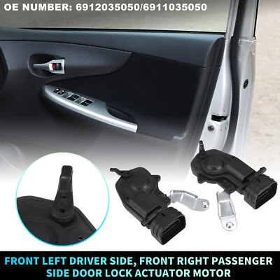 Pair Front Left Right Door Lock Actuator for Toyota 4Runner 96-02 No.6912035050 - Image 1 of 4