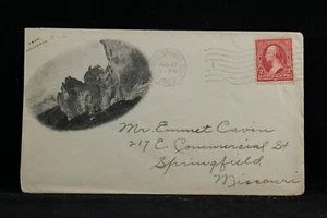 Colorado: Colorado Springs 1902 Garden of the Gods Bear & Seal Advertising Cover - Picture 1 of 2