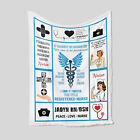 Registered Nurse Blanket, Nurse Blanket, Nurse Life Blanket, Custom Name Blanket