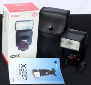 Canon Speedlite 420EX E-TTL Flash Unit - Mint in Box - Picture 1 of 9