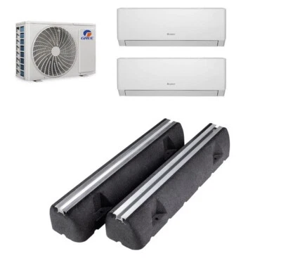 GREE Pular Matt MultiSplit 2 Räume 2x 2,2 kW, Außen 7,1 kW Klimaanlage WiFi R32 - Bild 1 von 4